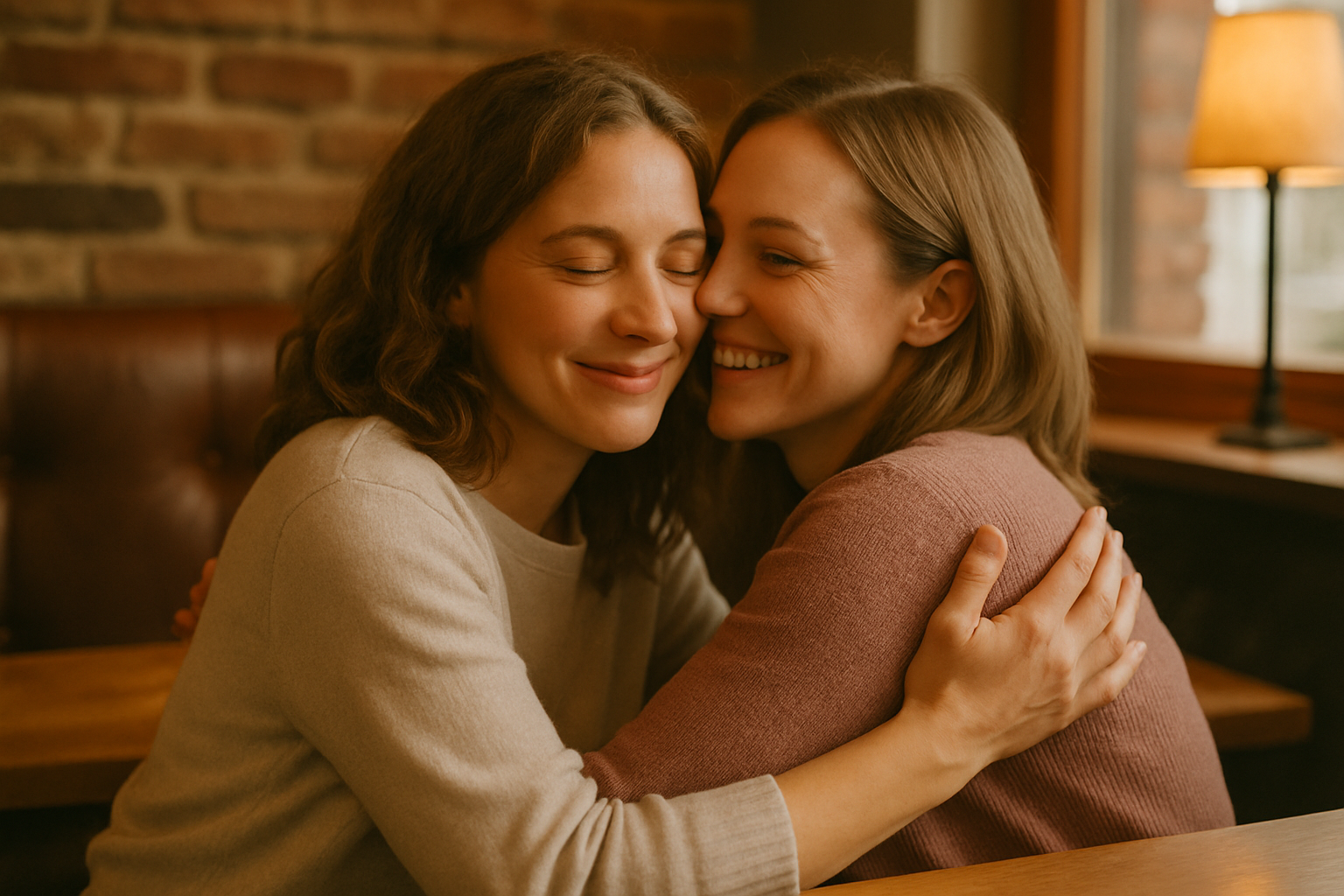 Conversation réconfortante entre amies