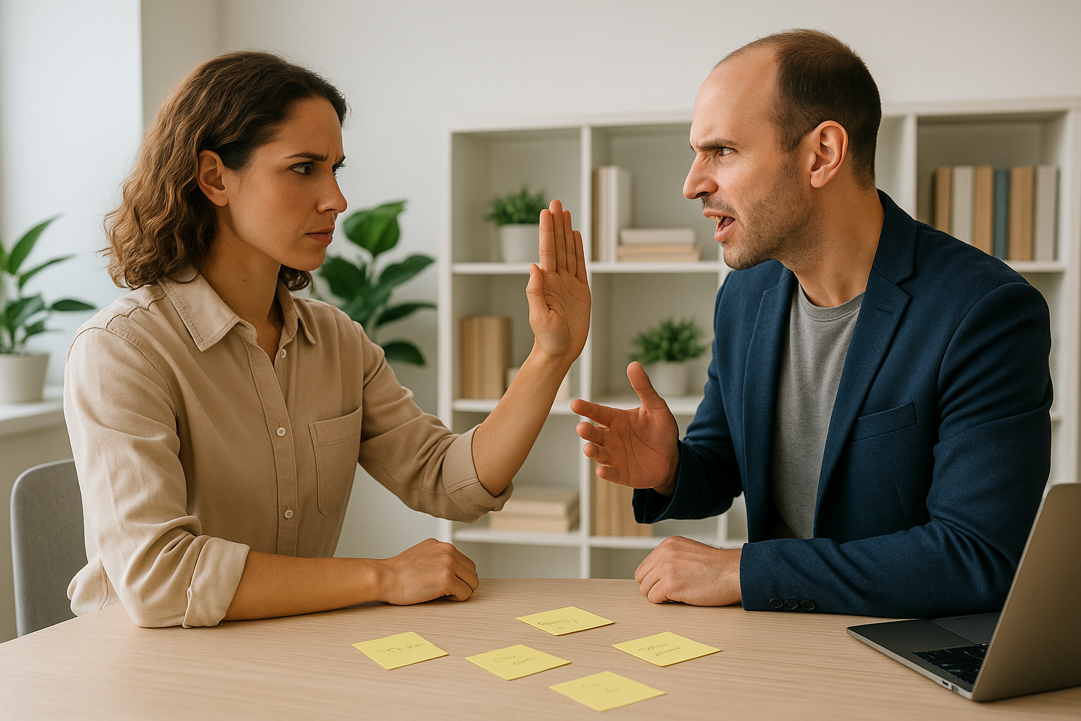 Établir des limites face à un pervers narcissique au travail.